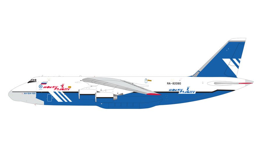 Pre-Order: 1:200 Gemini Jets Polet Flight (CJSC) Antonov AN-124-100 RA-82080 - Final Approach Collectibles