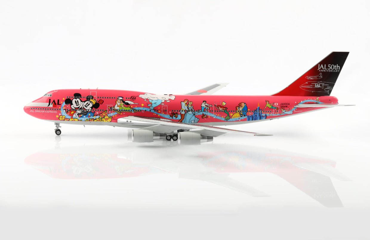 SQ Wings 1:200 Japan Airlines Boeing 747 - 400 JA8904 Disney Livery - Final Approach Collectibles