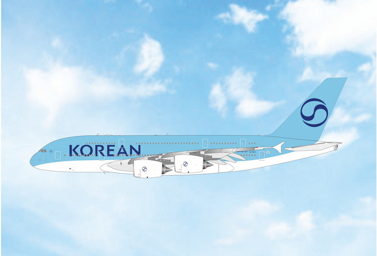 Pre-Order: 1:400 Phoenix Models Korean Air Airbus A380 HL7621