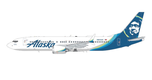 1:200 Gemini Jets Alaska Airlines Boeing 737 MAX 8 N803AK - Final Approach Collectibles