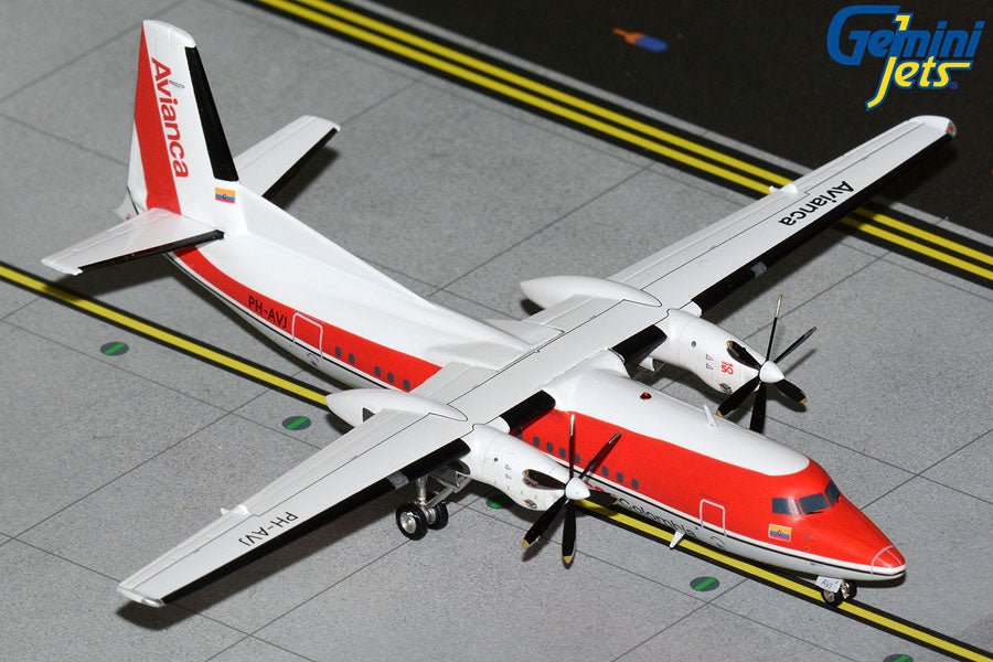 1:200 Gemini Jets Avianca Colombia Fokker 50 PH-AVJ - Final Approach Collectibles