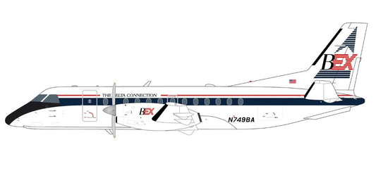 1:200 Gemini Jets Business Express Airlines Saab 340A N749BA "The Delta Connection" Livery - Final Approach Collectibles