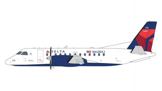 1:200 Gemini Jets Delta Connection Saab 340B N428XJ - Final Approach Collectibles