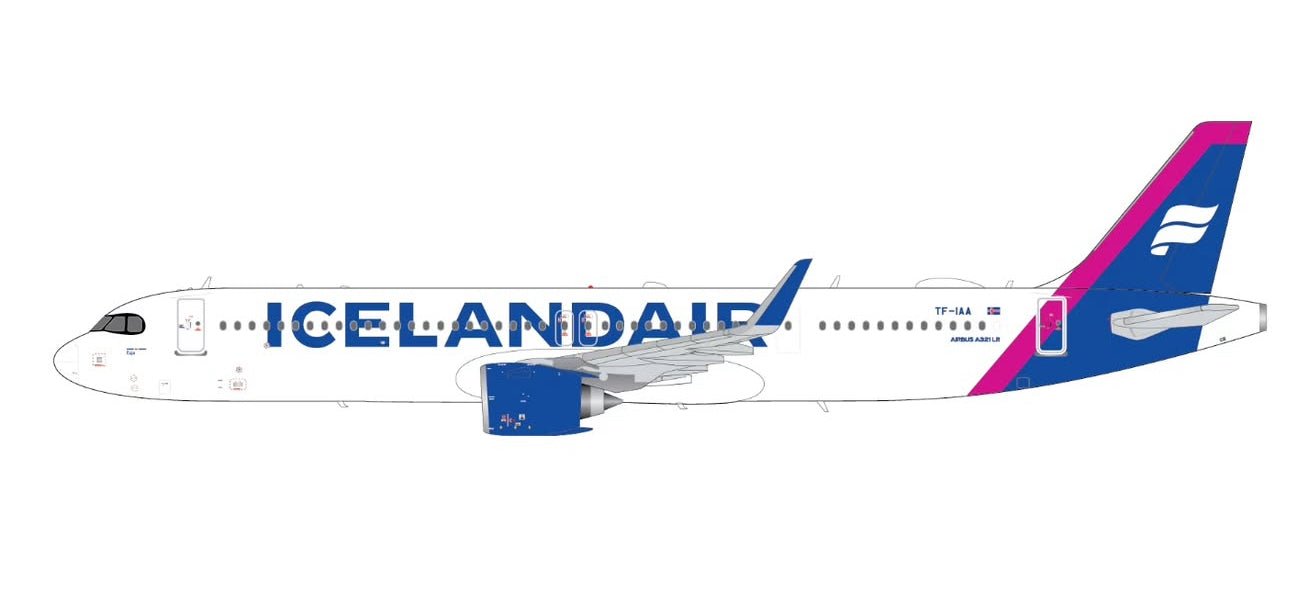 1:200 Gemini Jets Icelandair Airbus A321 NEO TF - IAA - Final Approach Collectibles