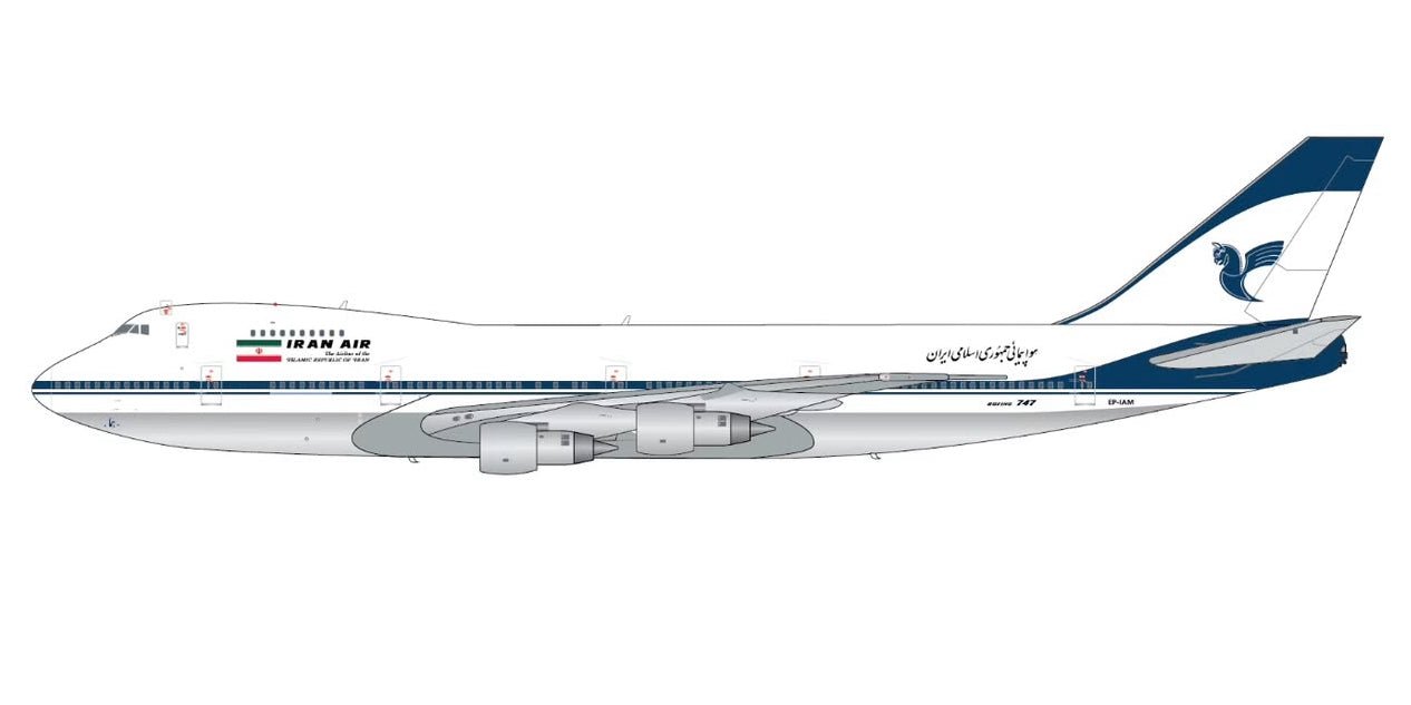 1:200 Gemini Jets Iran Air Boeing 747 - 100B EP - IAM - Final Approach Collectibles