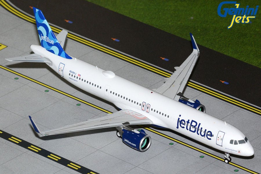 1:200 Gemini Jets JetBlue Airways Airbus A321neo N2180J “Mint for Big Things” - Final Approach Collectibles