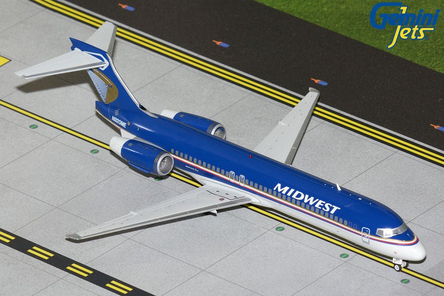 1:200 Gemini Jets Midwest Boeing 717 - 200 N920ME - Final Approach Collectibles