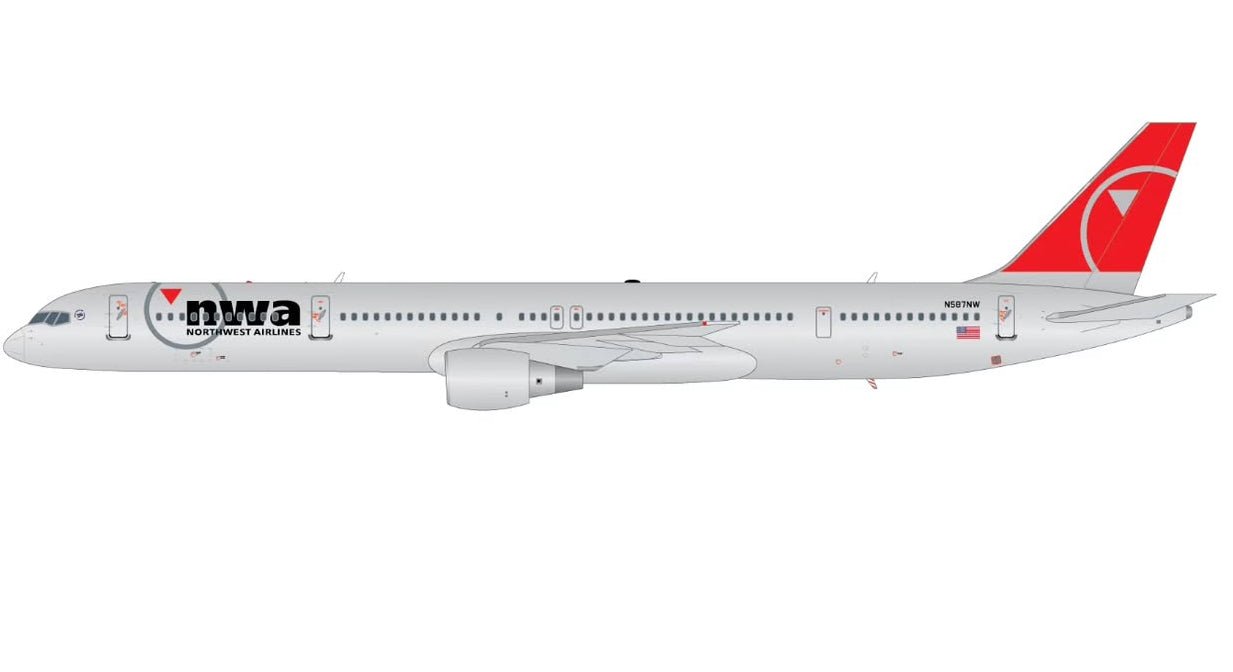 1:200 Gemini Jets Northwest Airlines Boeing 757 - 300 N587NW - Final Approach Collectibles