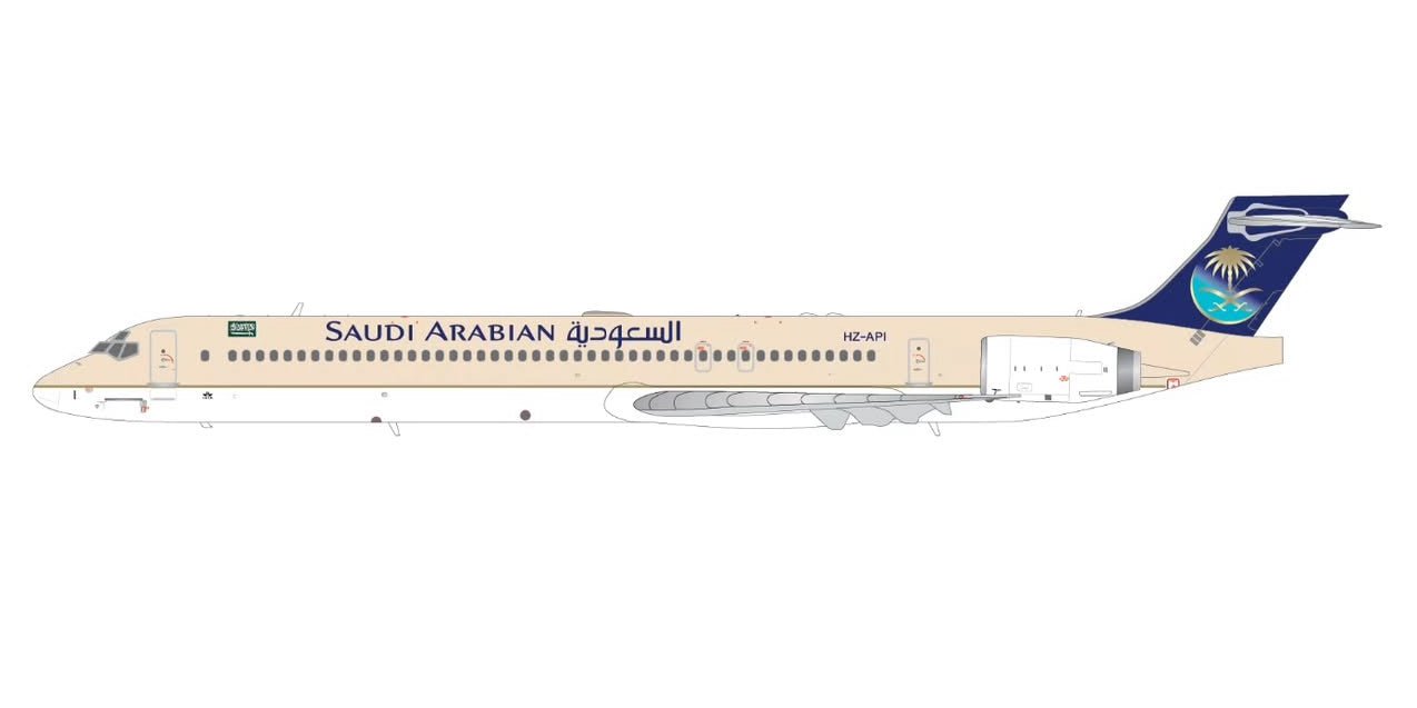 1:200 Gemini Jets Saudi Arabian Airlines McDonnell Douglas MD - 90 HZ - API - Final Approach Collectibles