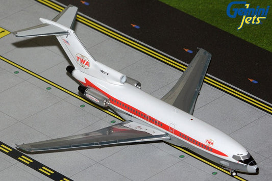 1:200 Gemini Jets TWA Boeing 727 - 100 N851TW Star Stream Livery - Final Approach Collectibles