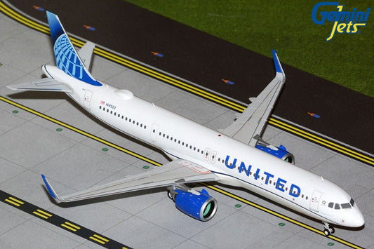 1:200 Gemini Jets United Airlines Airbus A321 NEO N14502 - Final Approach Collectibles