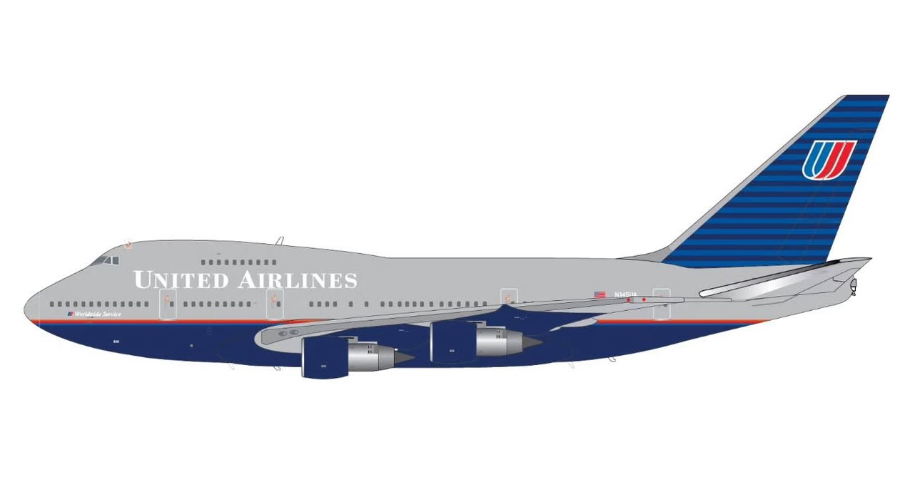 1:200 Gemini Jets United Airlines Boeing 747SP N145UA - Final Approach Collectibles