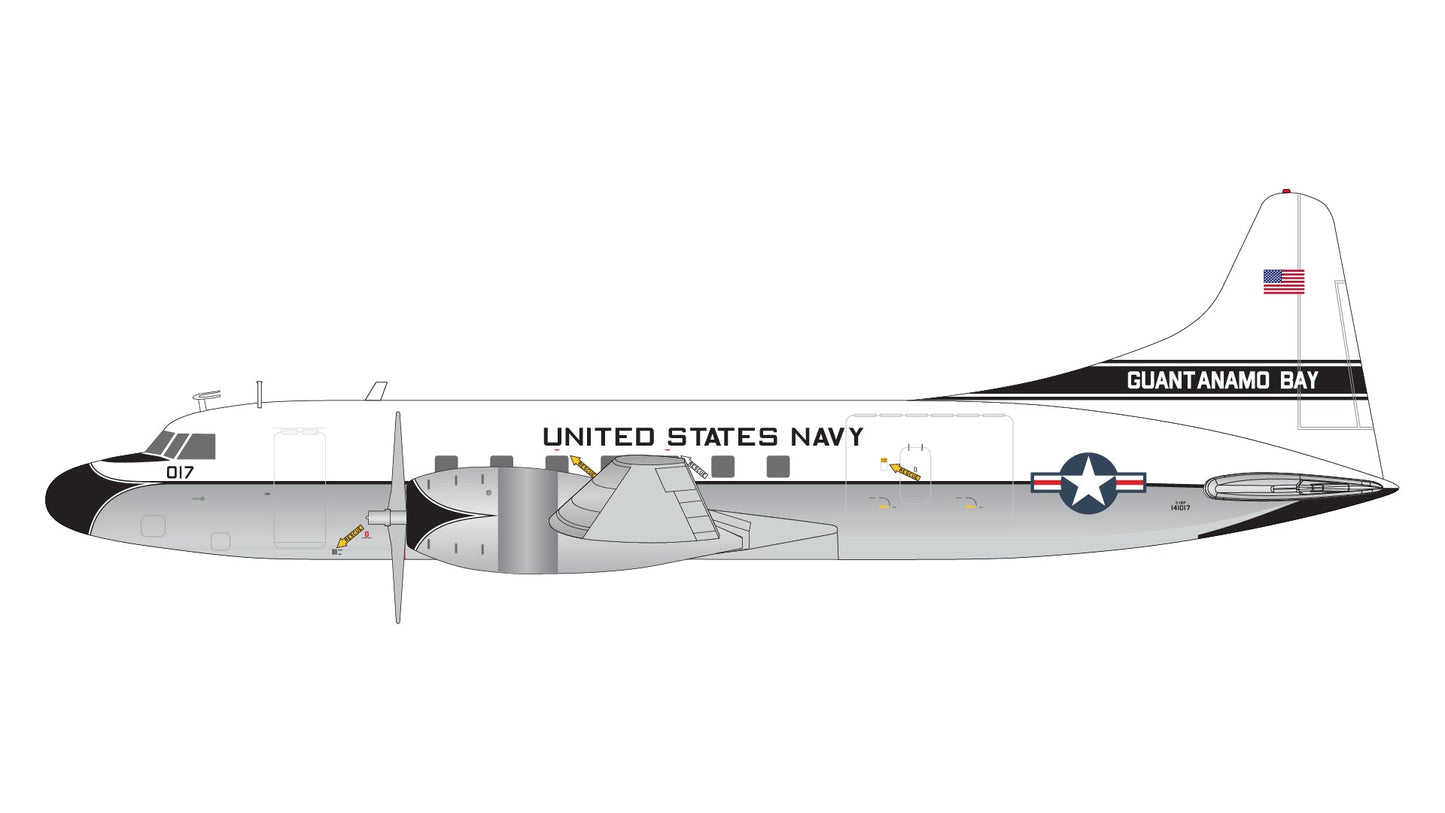 1:200 Gemini Jets U.S. Navy C - 131F Samaritan 141017 “Guantanamo Bay” - Final Approach Collectibles