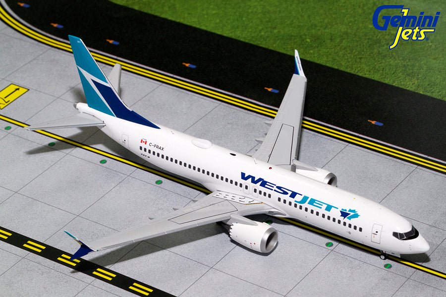 1:200 Gemini Jets WestJet Airlines Boeing 737 MAX 8 C-FRAX - Final Approach Collectibles