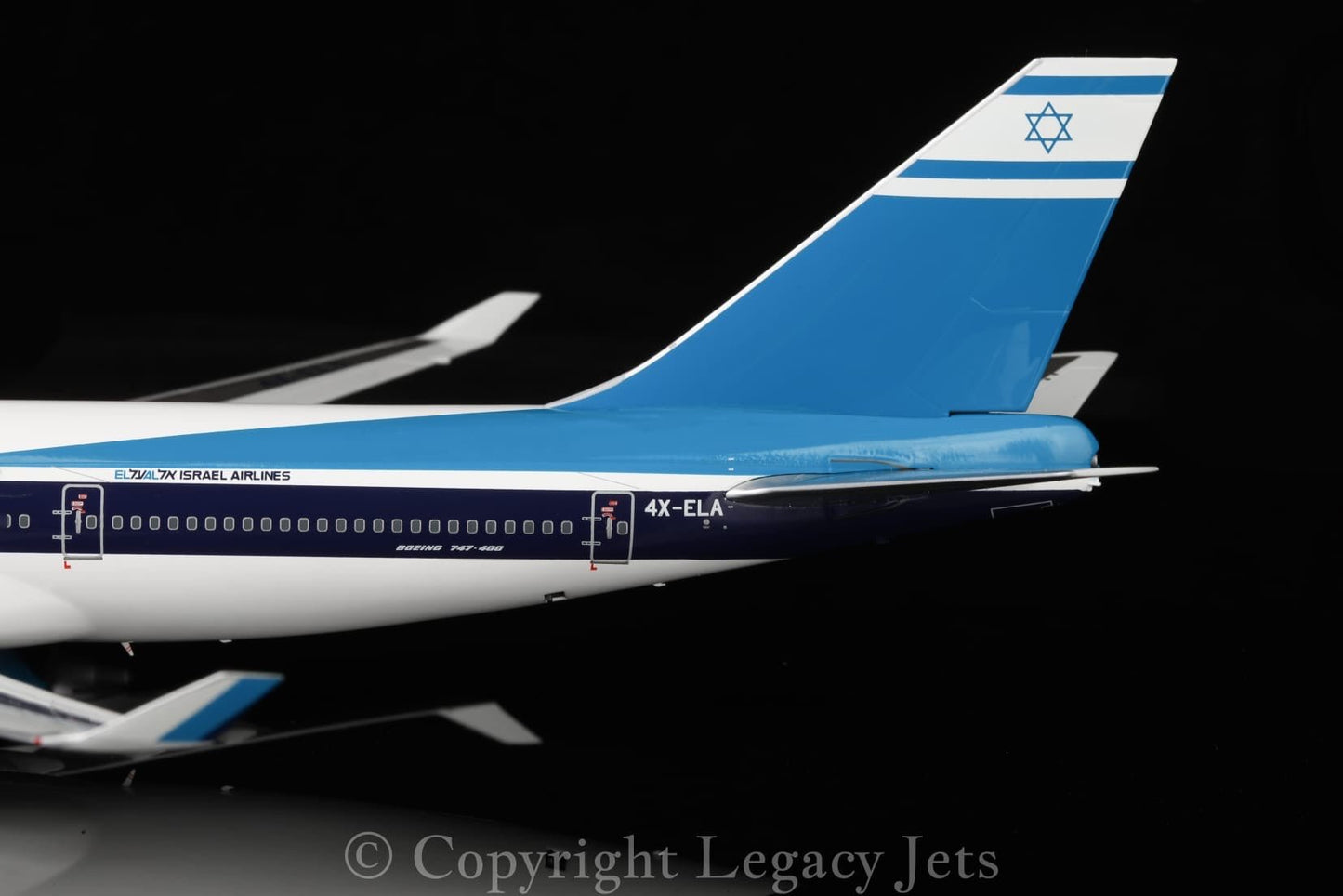 1:200 Legacy Jets EL AL Boeing 747 - 400 4X - ELA - Final Approach Collectibles
