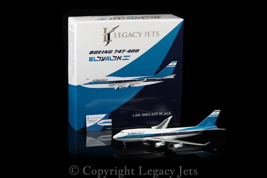 1:200 Legacy Jets EL AL Boeing 747 - 400 4X - ELA - Final Approach Collectibles