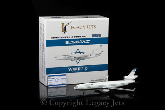 1:200 Legacy Jets EL AL McDonnell - Douglas MD - 11 N278WA - Final Approach Collectibles