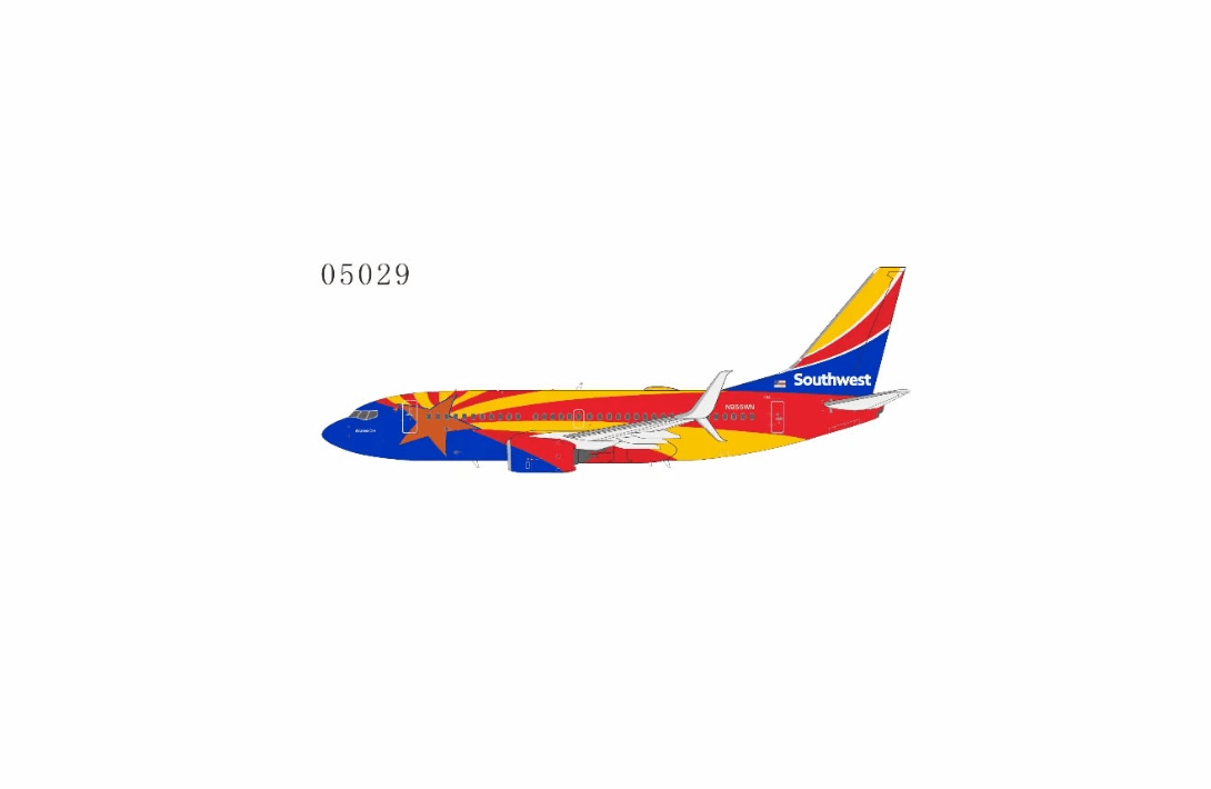 1:200 NG Models Southwest Airlines Boeing 737 - 700 N955WN Arizona One - Final Approach Collectibles