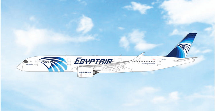 Pre-Order: 1:400 Phoenix Models Egypt Air Airbus A350-900 SU-GGI