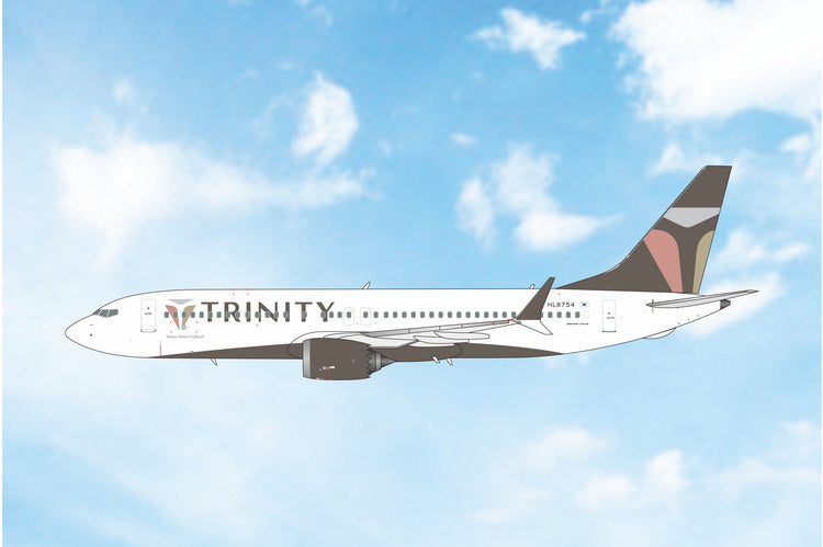 Pre-Order: 1:400 Phoenix Models Trinity Airways Boeing 737 MAX 8 HL8754