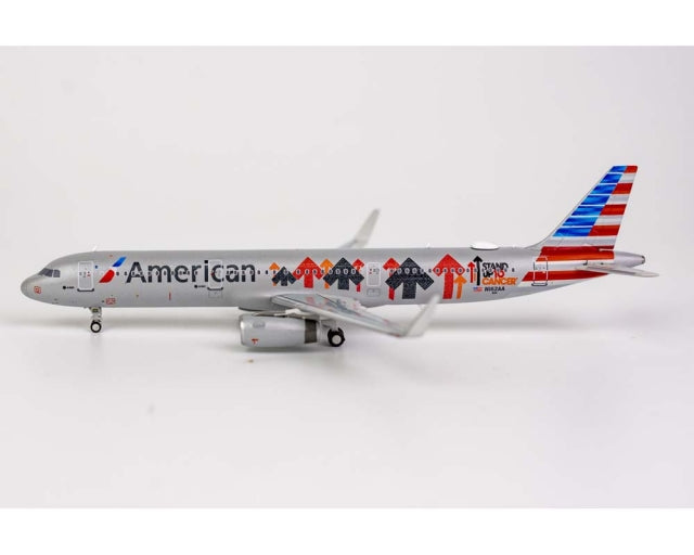 1:400 NG Models American Airlines Airbus A321 (S) N162AA Stand Up to Cancer Livery