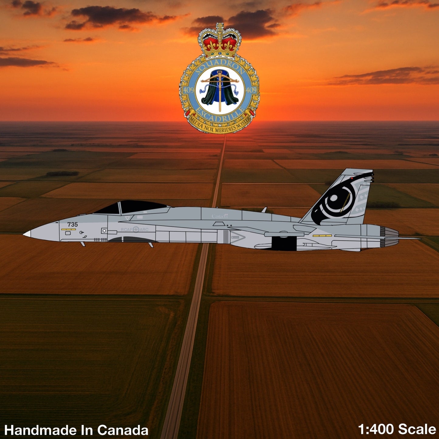 1:400 3D Design Deck RCAF CF - 188 188735 Demo 2021 - Final Approach Collectibles