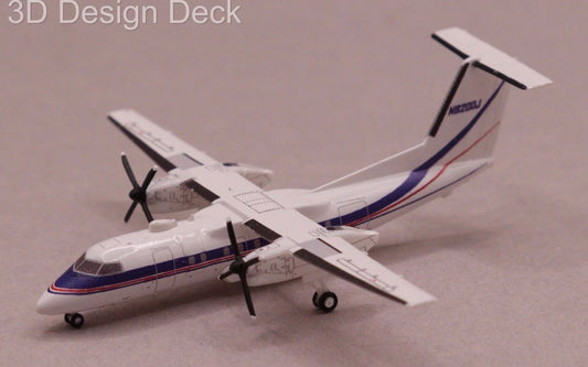 1:400 3D Design Deck United States Special Operations Command Bombardier Q200 N8200J - Final Approach Collectibles