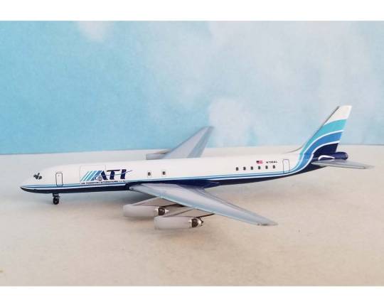 航空機・ヘリコプター AeroClassics 1/400 Braniff Int DC-8 BLU BRANIFF LOVE FIELD EIGHT FROM TWO TONE TO CALDER TO ULTRA