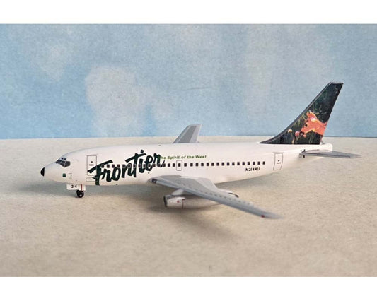 1:400 AeroClassics Frontier Airlines Boeing 737 - 200 N214AU - Final Approach Collectibles