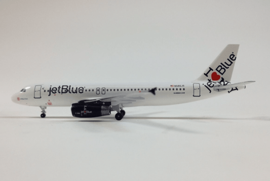 1:400 AeroClassics JetBlue Airways Airbus A320 N586JB I Heart NY Livery - Final Approach Collectibles