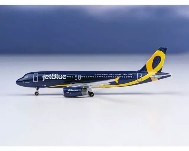 1:400 AeroClassics JetBlue Airways Airbus A320 N775JB Vets in Blue Livery - Final Approach Collectibles