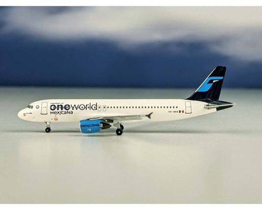 1:400 AeroClassics Mexicana Airbus A320 XA-MXK One World Livery - Final Approach Collectibles