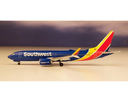 1:400 AeroClassics Southwest Airlines Boeing 737 MAX 8 N8706W - Final Approach Collectibles