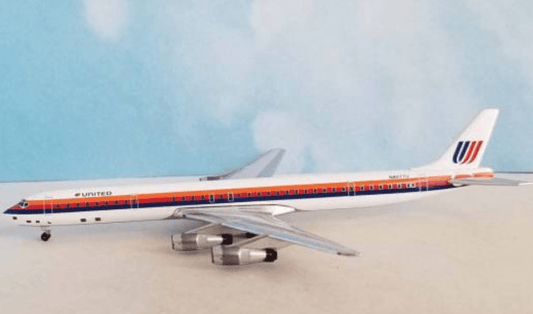 1:400 AeroClassics United Airlines Douglas DC - 8 - 61 N8077U - Final Approach Collectibles