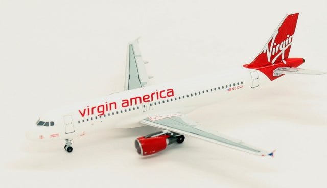 1:400 AeroClassics Virgin America Airbus A320 N622VA - Final Approach Collectibles