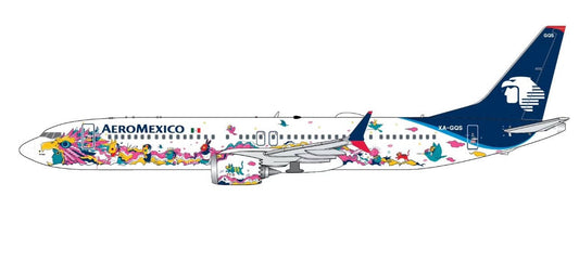 1:400 Gemini Jets Aeroméxico Boeimf 737 MAX 9 XA - GQS “Kukulcán” Livery - Final Approach Collectibles