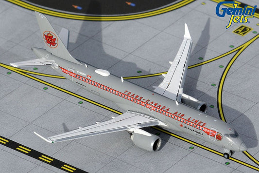 1:400 Gemini Jets Air Canada Airbus A220 - 300 C - GNBN Trans - Canada Air Lines Livery - Final Approach Collectibles