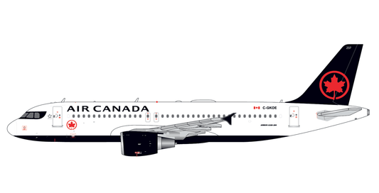 1:400 Gemini Jets Air Canada Airbus A320 - 200 C - GKOE - Final Approach Collectibles
