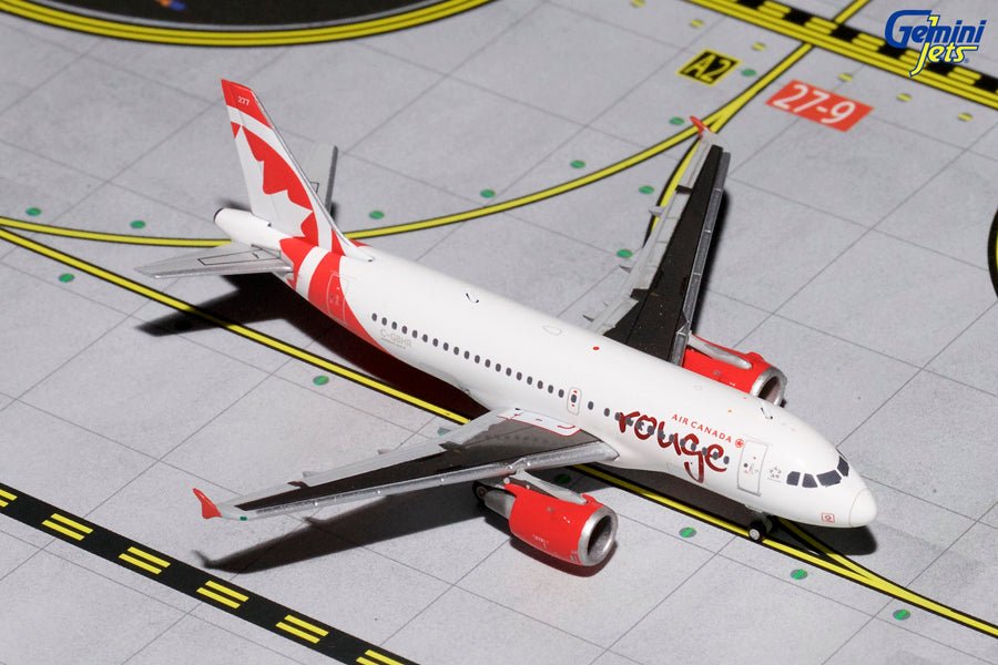 1:400 Gemini Jets Air Canada Rouge Airbus A319 C - GBHR - Final Approach Collectibles