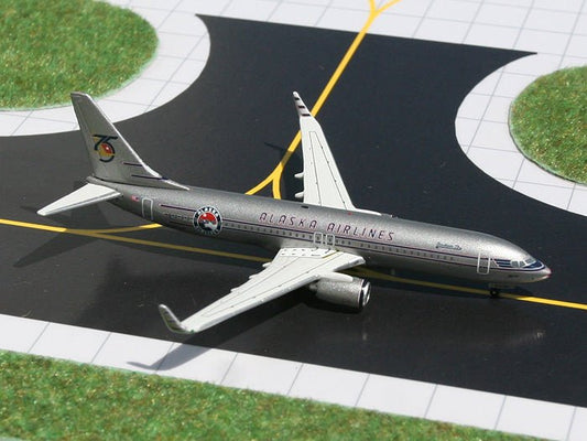 1:400 Gemini Jets Alaska Airlines Boeing 737-800 75th Anniversary Livery - Final Approach Collectibles