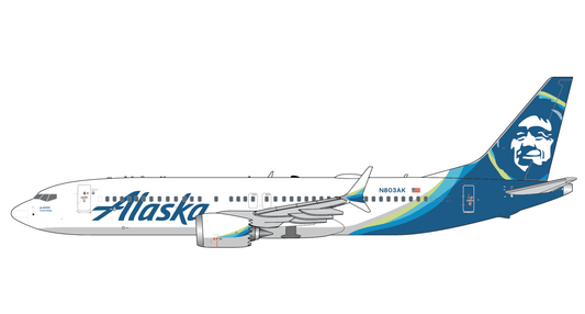 1:400 Gemini Jets Alaska Airlines Boeing 737 MAX 8 N803AK - Final Approach Collectibles