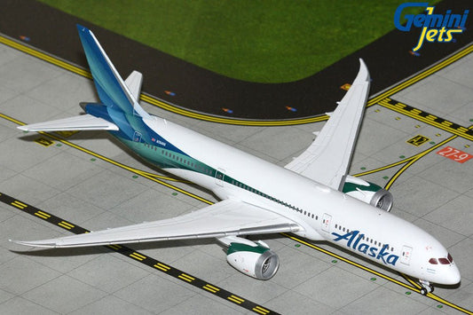 1:400 Gemini Jets Alaska Airlines Boeing 787 - 9 N784HA - Final Approach Collectibles