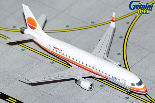 1:400 Gemini Jets Alaska Airlines Embraer 175 N652MK Horizon Retro Livery - Final Approach Collectibles