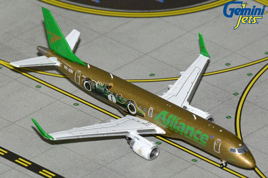 1:400 Gemini Jets Alliance Airlines Embraer 190 VH - AN Sir Jack Brabham Formula 1 Livery - Final Approach Collectibles