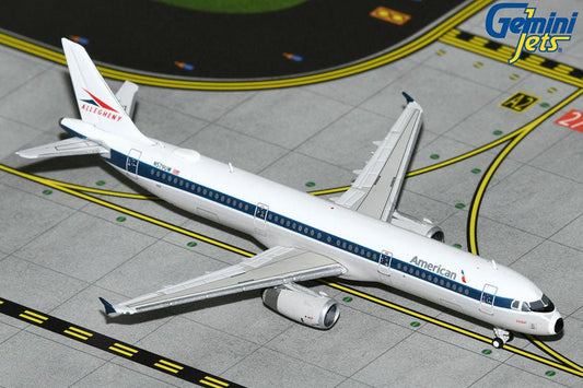 1:400 Gemini Jets American Airlines Airbus A321 N579UW Allegheny Livery - Final Approach Collectibles