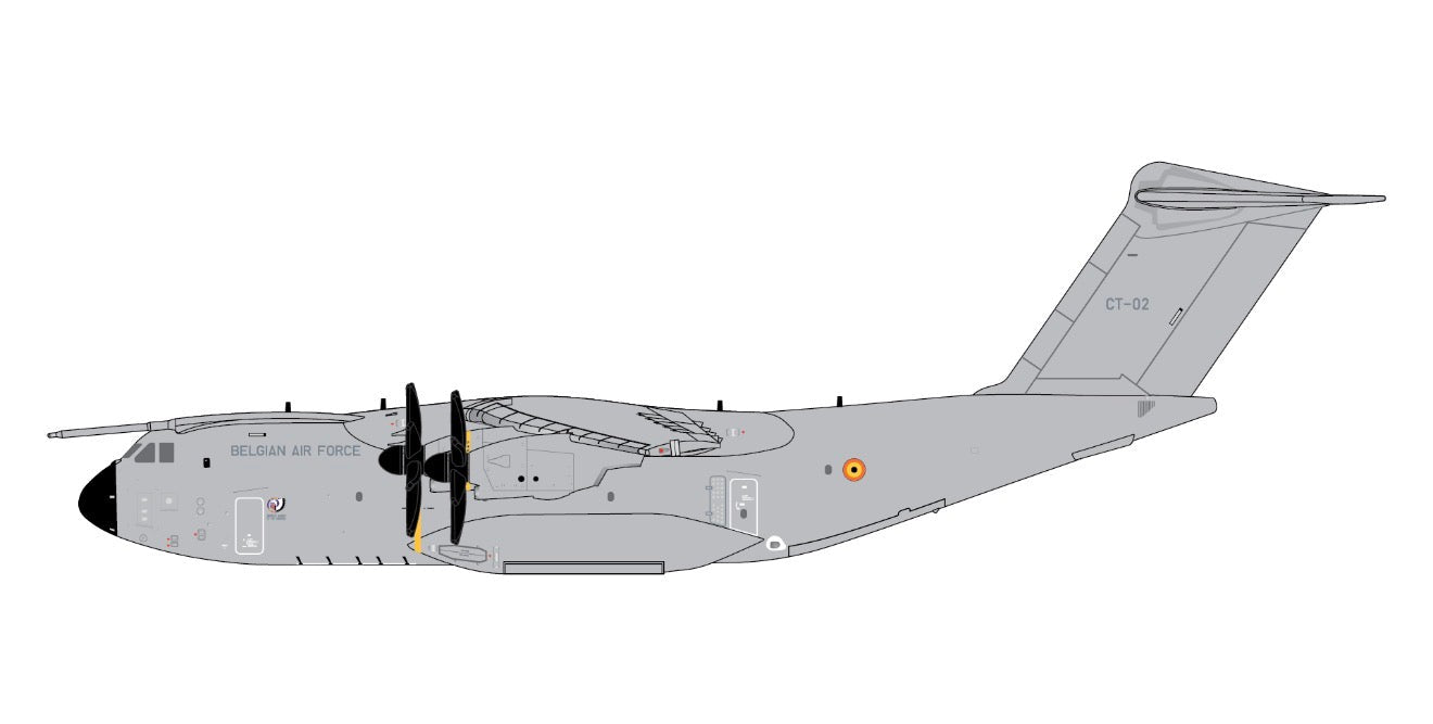 1:400 Gemini Jets Belgian Air Force A400M CT-02 - Final Approach Collectibles