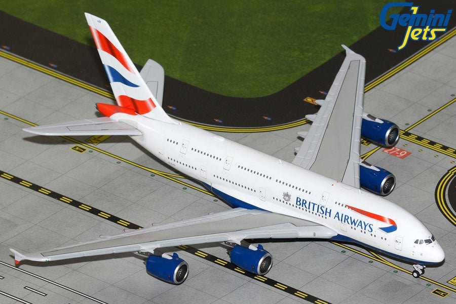 1:400 Gemini Jets British Airways Airbus A380 G - XLEE - Final Approach Collectibles