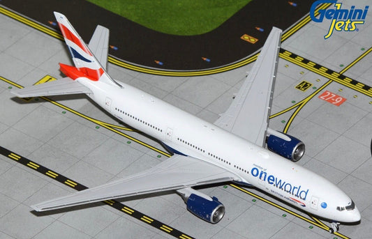 1:400 Gemini Jets British Airways Boeing 777-200ER G-YMMR OneWorld Livery - Final Approach Collectibles