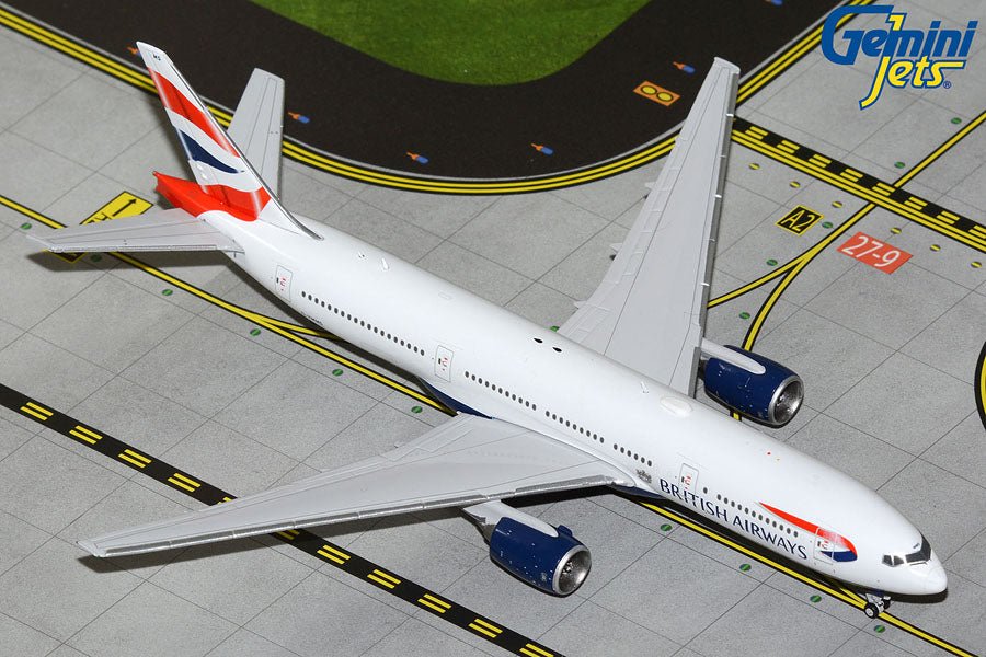 1:400 Gemini Jets British Airways Boeing 777-200ER G-YMMS - Final Approach Collectibles