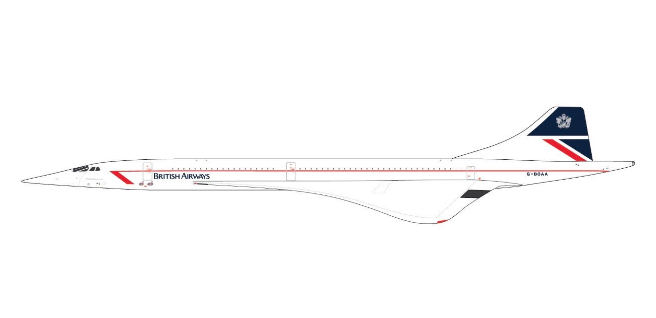 1:400 Gemini Jets British Airways Concorde G-BOAA - Final Approach Collectibles